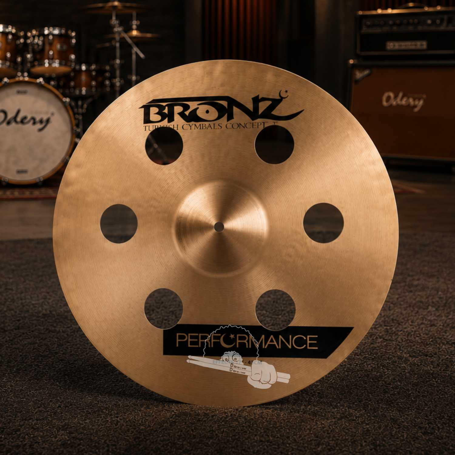 Prato Efeito Bronz Performance 17 polegadas em Bronze B20 Odery